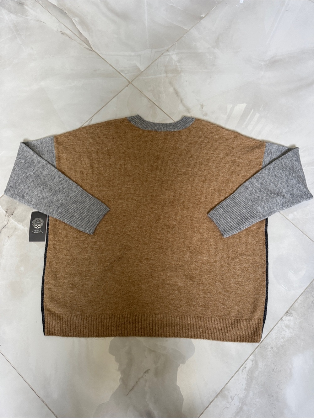 NEW — Vince Camaro Color Block Sweater - Picture 2 of 5